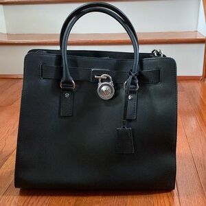 Michael Kors Hamilton Tote Bag Lock and Key